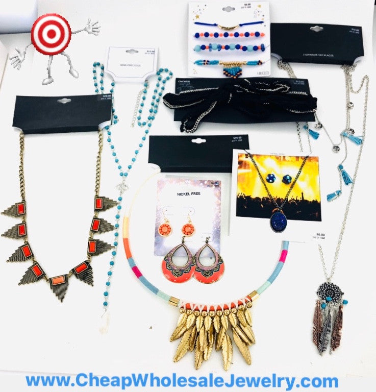 Target Store Jewelry Lot - 100 Pieces