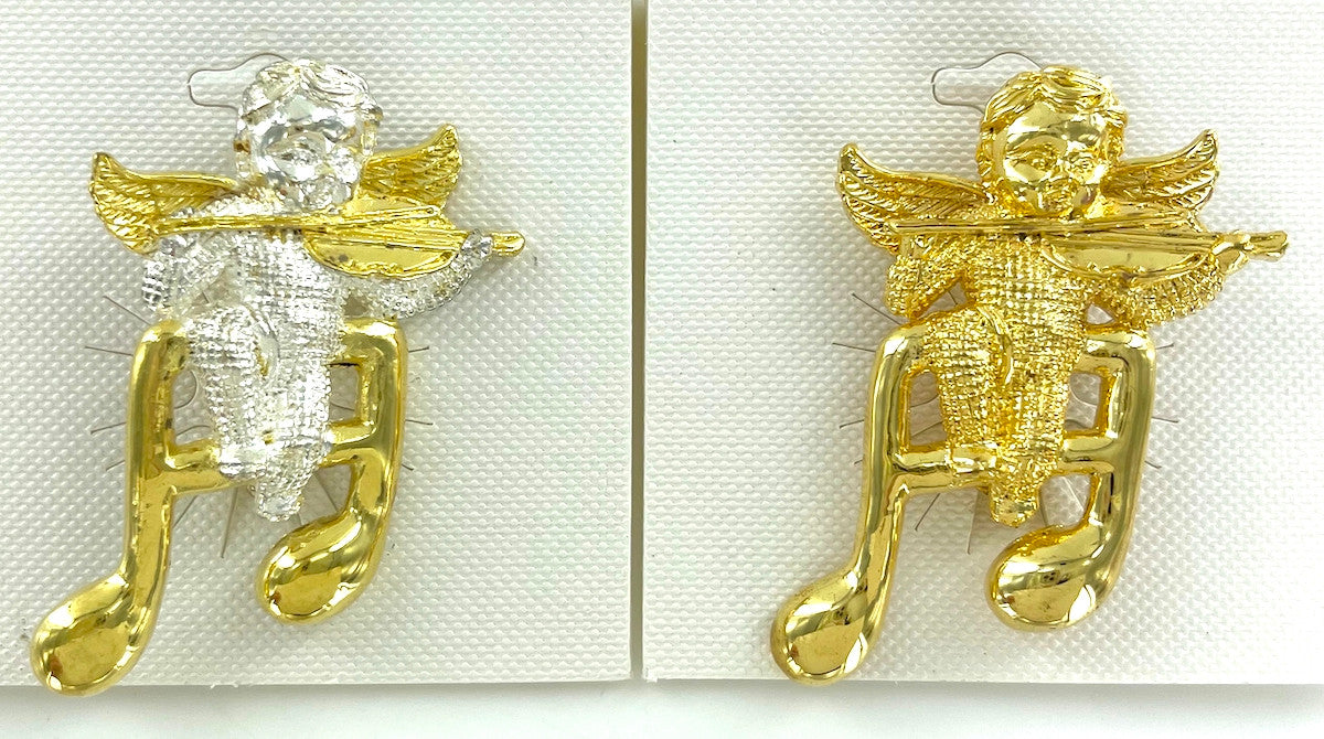 Wholesale Heavenly Music Pins by the Dozen - 2 Colors Available