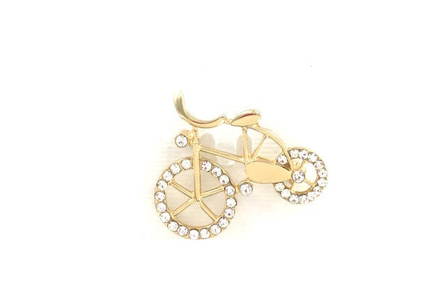 Wholesale Golden Bicycle Pin