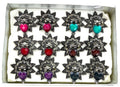 Wholesale Jewel Brights Rings by the Dozen - Owl