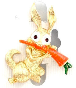 Wholesale Bunny with Carrot Pin