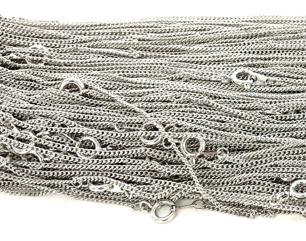 Wholesale Curb Chain by the Gross - 1MM Wide - 18 Inches Long