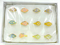 Wholesale Bright Eyes Enamel Rings by the Dozen