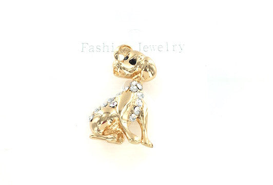 Wholesale Golden Puppy Pin